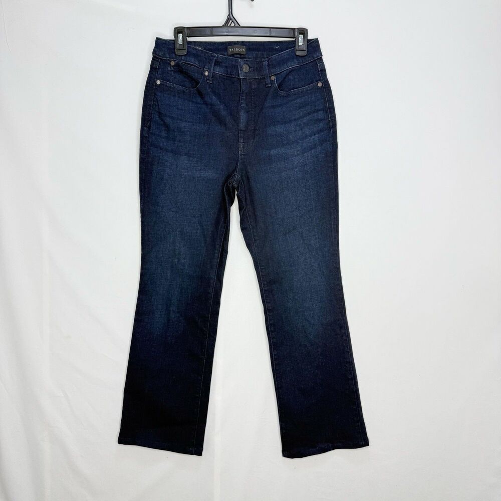 Talbots Jeans Womens 6P Blue Barely Boot Curvy Mid Rise denim